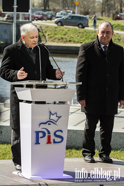 Jarosaw Kaczyski w Elblgu, fot. 15