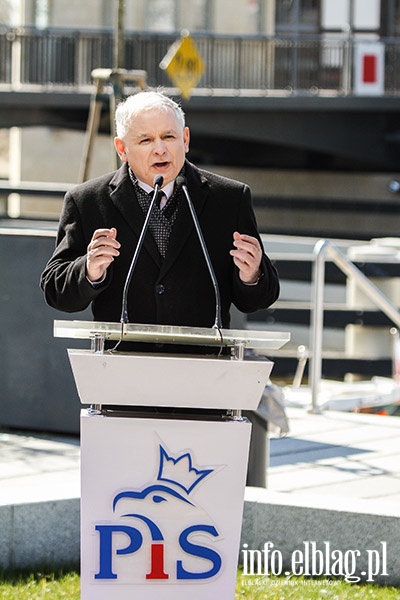 Jarosaw Kaczyski w Elblgu, fot. 19