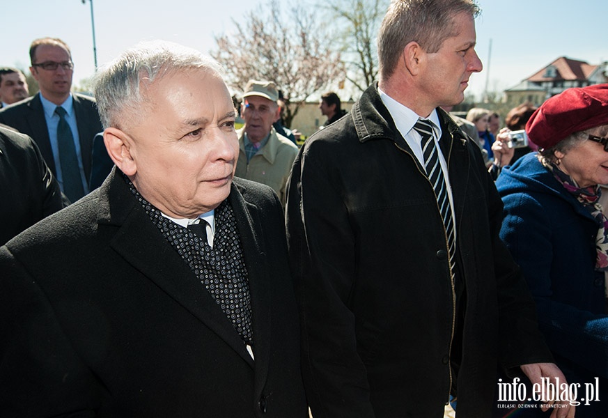 Jarosaw Kaczyski w Elblgu, fot. 44