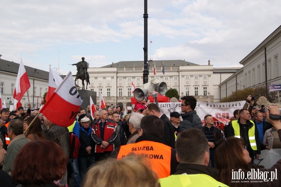 Stoeczne obchody upamitniajce katastrof smolesk - 10.04.2014, fot. 14