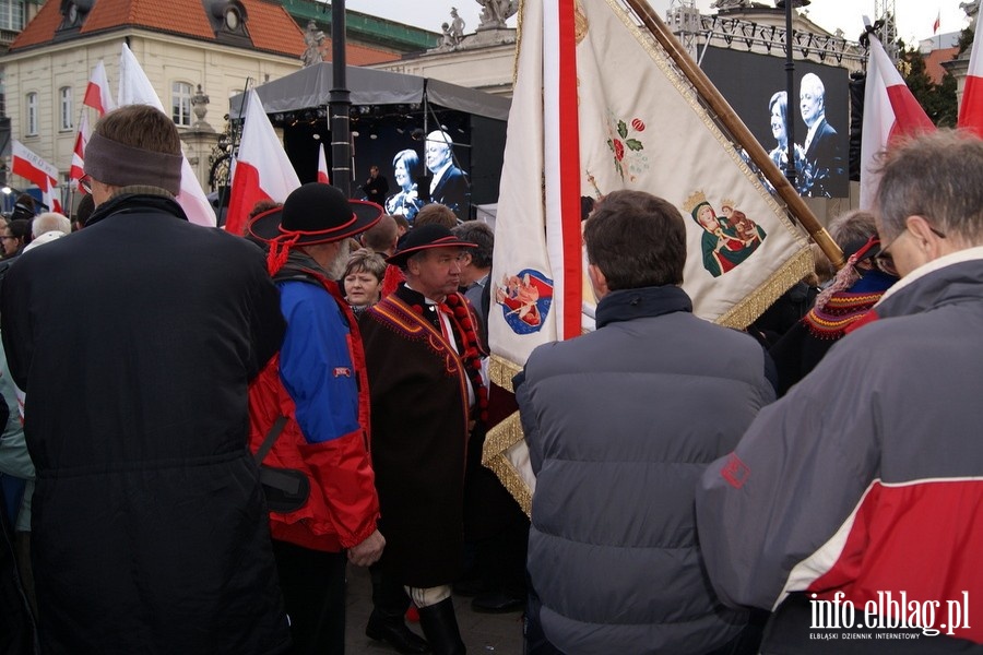 Stoeczne obchody upamitniajce katastrof smolesk - 10.04.2014, fot. 27