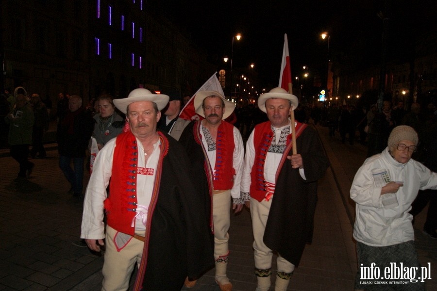 Stoeczne obchody upamitniajce katastrof smolesk - 10.04.2014, fot. 36