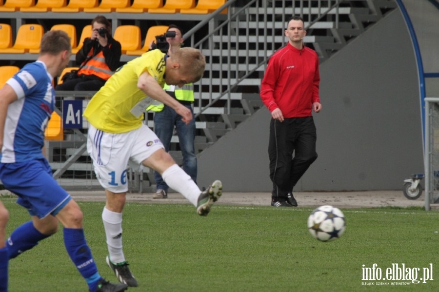 II liga: Olimpia Elblg - Wigry Suwaki 0:0, fot. 8