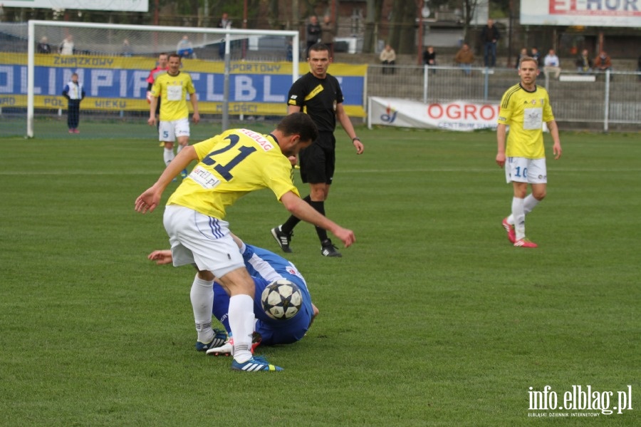 II liga: Olimpia Elblg - Wigry Suwaki 0:0, fot. 11