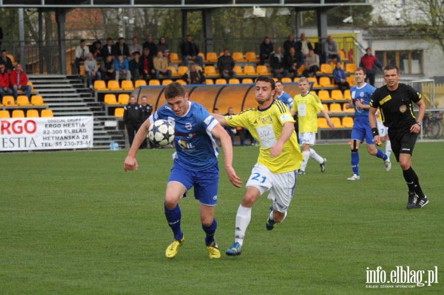 II liga: Olimpia Elblg - Wigry Suwaki 0:0, fot. 14