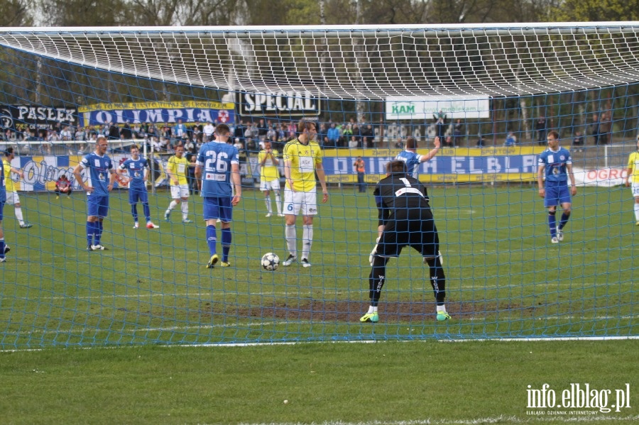 II liga: Olimpia Elblg - Wigry Suwaki 0:0, fot. 23