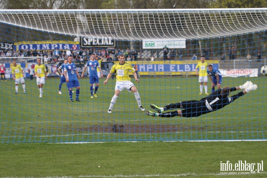 II liga: Olimpia Elblg - Wigry Suwaki 0:0, fot. 24