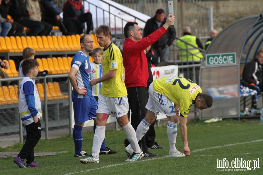 II liga: Olimpia Elblg - Wigry Suwaki 0:0, fot. 41