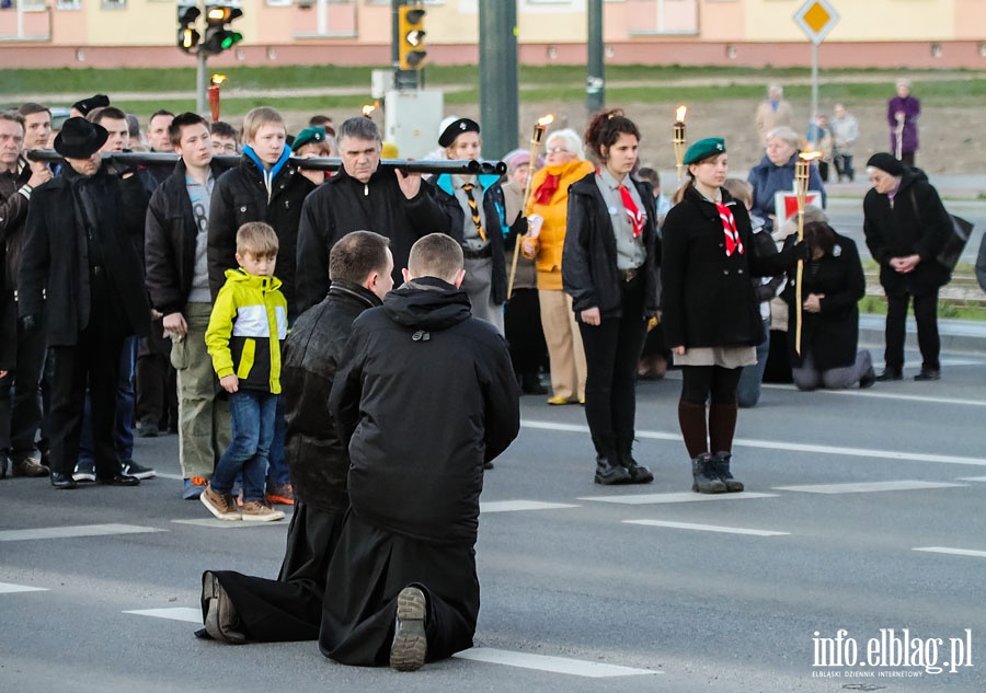 Miejska Droga Krzyowa - kwiecie 2014r., fot. 30