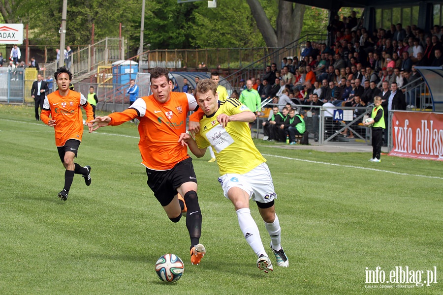 II liga: Concordia Elbląg - Olimpia Elbląg 0:3, fot. 14