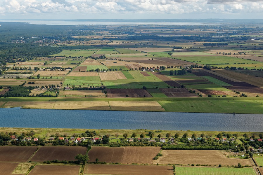 Ujście Wisły przed Wyspą Sobieszewską