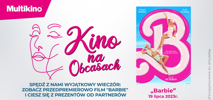 W ramach cyklu „Kino na Obcasach” pokaemy przedpremierowo wyczekiwan produkcj „Barbie” - wygraj bilety