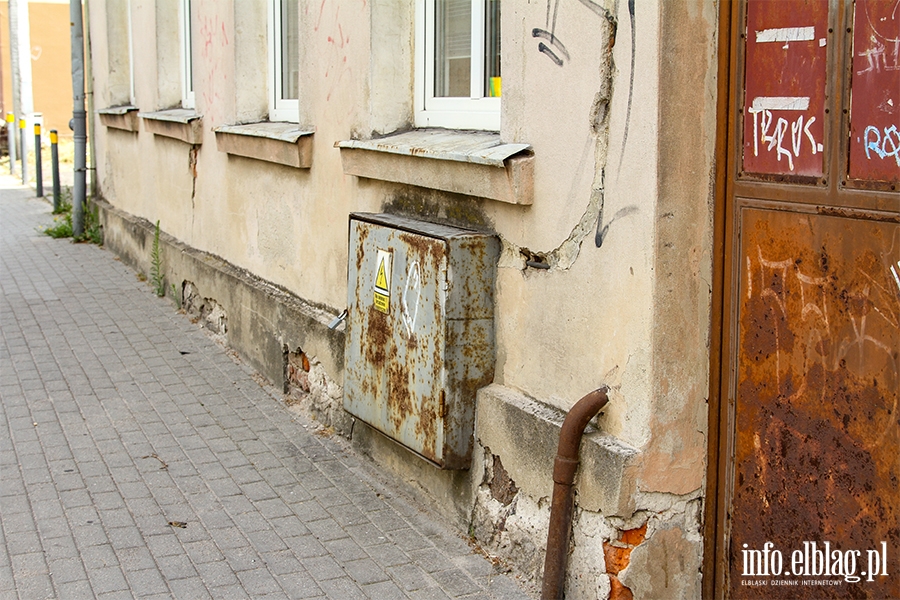 Zaniedbane ulice Elblga.  Ulica Robotnicza, fot. 49