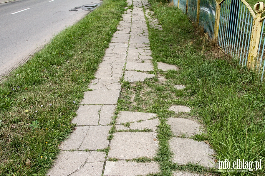 Zaniedbane ulice Elblga. Ulica Malborska, fot. 31