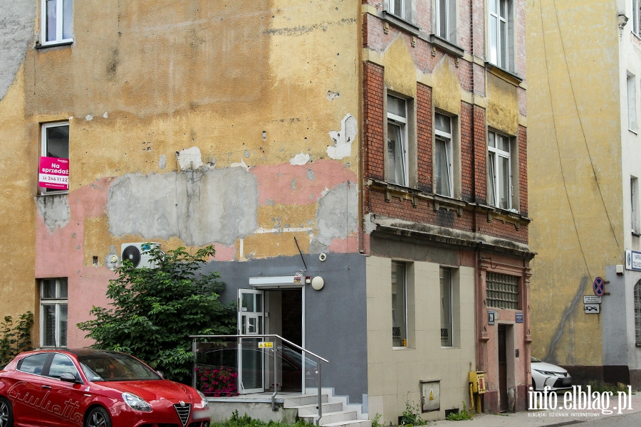 Zaniedbane ulice Elblga. Ulica Malborska, fot. 43