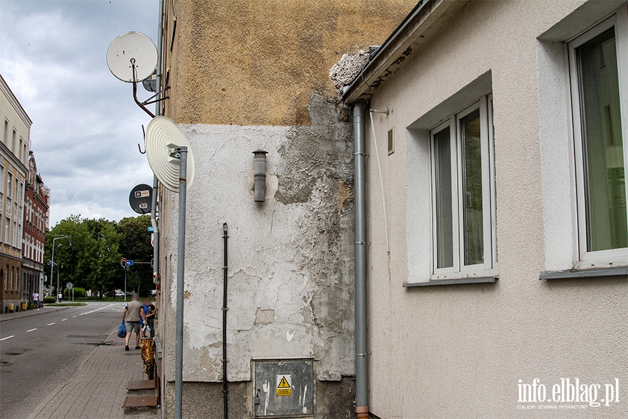 Zaniedbane ulice Elblga. Ulica Malborska, fot. 44