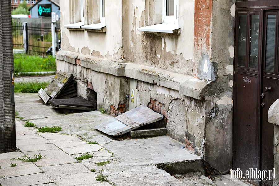 Zaniedbane ulice Elblga: Dolna, Pywacka, Niska, fot. 9