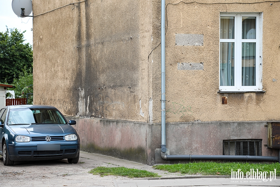 Zaniedbane ulice Elblga: Orla, Nowodworska, fot. 16
